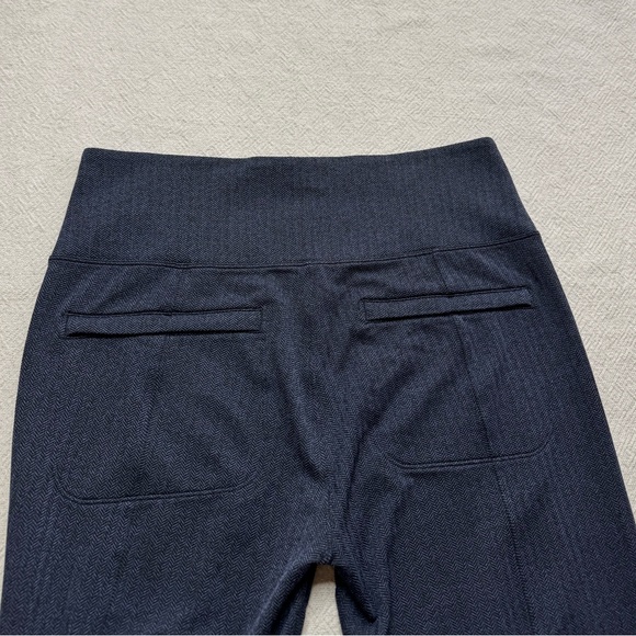 Athleta Delancey Herringbone Blue Tights Leggings L - Picture 8 of 9